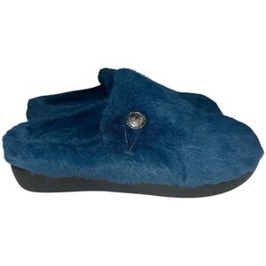 Alegria women’s Loungeree Frosty Prussian Blue slippers size 7